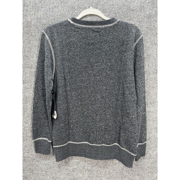 NFL Atlanta Falcons Pullover Sweatshirt Womens Medium Heather Black Gray Logo - Picture 5 of 8